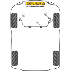 2 x Powerflex PFF60-103-21 PU Stabilisator Lager 21mm Vorderachse fr Renault 5