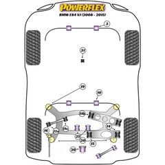 2 x Powerflex PFR5-4609-14 Rear Anti Roll Bar Mount 14MM for BMW 1er 3er 5er X1 (No.10 / 14)