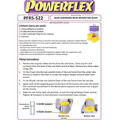 2 x Powerflex PFR5-522BLK hintere Hinterachslager /...