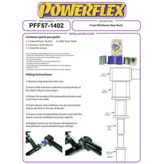 2 x Powerflex PFF57-1402 Hintere Querlenkerbuchsen Vorderachse fr Porsche 911 Nr.2