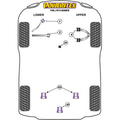 4x Powerflex PU Vorderachse Querlenkerbuchsen Oben fr BMW 5er 6er 7er i8 F01 F06 F07 F10 F11 F12 F13 (Nr.4)