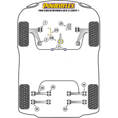 Powerflex PFF5-1321 PU Buchse Verstrkung fr oberes Motorlager fr BMW + MINI (Nr.21)