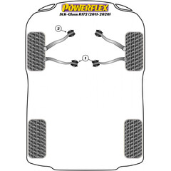 4 x Powerflex PFF13-101 PU Querlenkerlager Vorderachse Innen (Nr.1)