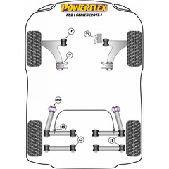 1x Powerflex PFF5-270 Edelstahl Ausrckhebel Stift Umlenkung fr BMW Mini (Nr.70)