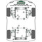 Powerflex PFR3-107H PU Lager Differential Audi 80 90 Coupe Quattro (Nr.7)