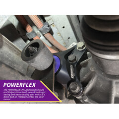 1x Powerflex PFR44-630 PU Buchse Vorderes Motorlager Hinterachse fr Mitsubishi Oultander PHEV (Nr.30)