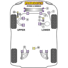 2x Powerflex PFF85-1021-82 PU Anschlagpuffer 82mm Stodmpfer Vorderachse fr VW T3 (Nr.23)