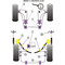 2 x Powerflex PFR5-316 untere PU Buchse für Pendelstütze hinten BMW e28 e30 e36 (Nr.16)