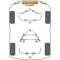 2 x Powerflex PFR5-1423 Verstärkung hintere Hinterachslager BMW X5 e70 e71 F15 (Nr.23)