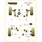 2 x Powerflex PFR85-513BLK Black Series Buchse oberer Querlenker Hinterachse außen (Nr.13)