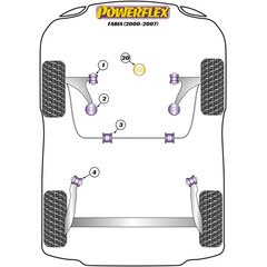 4 x Powerflex PFR57-714 PU Buchsen Pendelsttzen Hinterachse Porsche 928