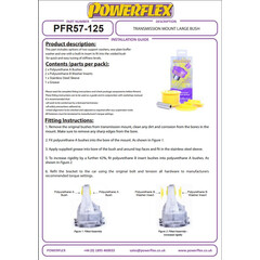 Powerflex PFR57-125 PU Buchse 74,5mm Getriebelager fr Porsche 964 993 Heckantrieb