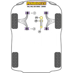 Powerflex PFF1-824 PU Anschlagpuffer Motoraufhngung fr Alfa Romeo 145 146 155 164