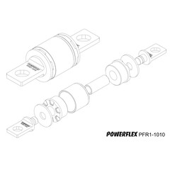 2 x Powerflex PFR1-1010 PU Buchse Lngslenker hinten fr Alfa Romeo Giulietta 940 (No.10)