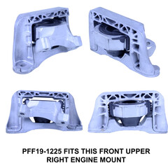 Powerflex PFF19-1225 Front Upper Right Engine Mount Insert for Ford Focus II ST & RS Volvo C30 C70 S40 II