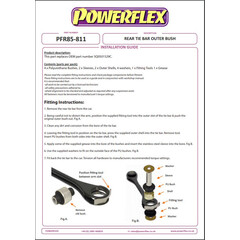 2 x Powerflex PFR85-811 PU Buchse Querlenker Hinterachse Unten Auen fr VAG (Nr.11)