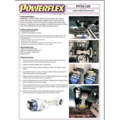 Powerflex PFF26-120P PU Buchse Motorlager fr Drehmomentsttze fr KIA Hyundai (Nr.20)