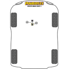 Powerflex PFF19-2223 Motorlager Drehmomentsttze fr Ford Fiesta VII 1.0 Ecoboost 2017- (Nr.23)