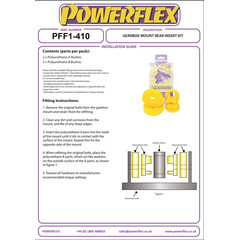 Powerflex PFF1-410 PU Verstrkungseinsatz fr Getriebelager fr Alfa Romeo GTV Spider 105 115